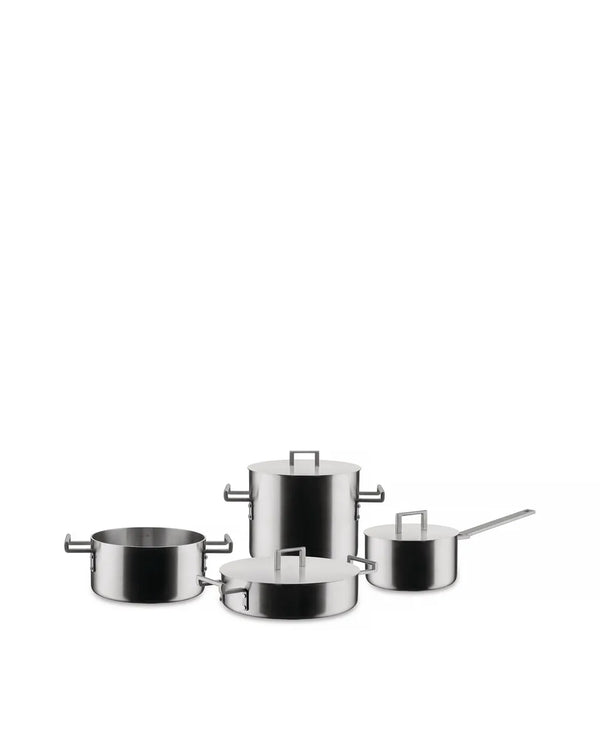 Alessi — Convivio DC100S7 | Set pentole trilamina Chipperfield — Alessi