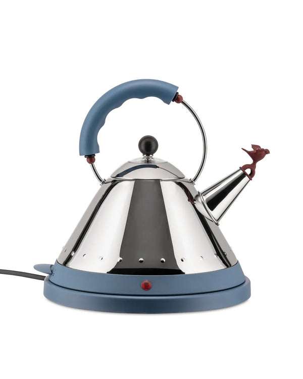 Alessi — MG32 MG32 AZ | Bollitore elettrico Graves acciaio azzurro — Alessi