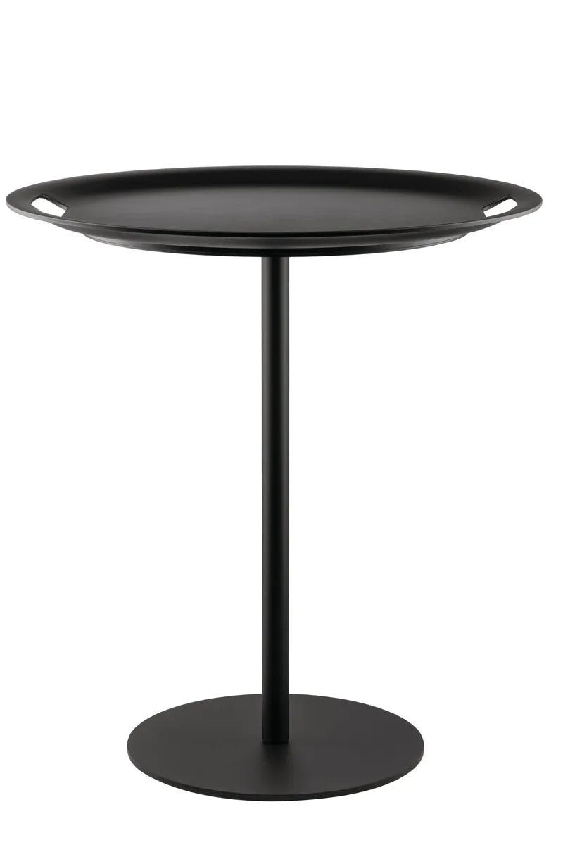 Alessi — Op-la JM12 BB | Tavolino vassoio Jasper Morrison nero — design italiano Alessi