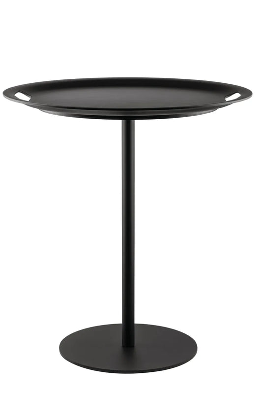 Alessi — Op-la JM12 BB | Tavolino vassoio Jasper Morrison nero — design italiano Alessi