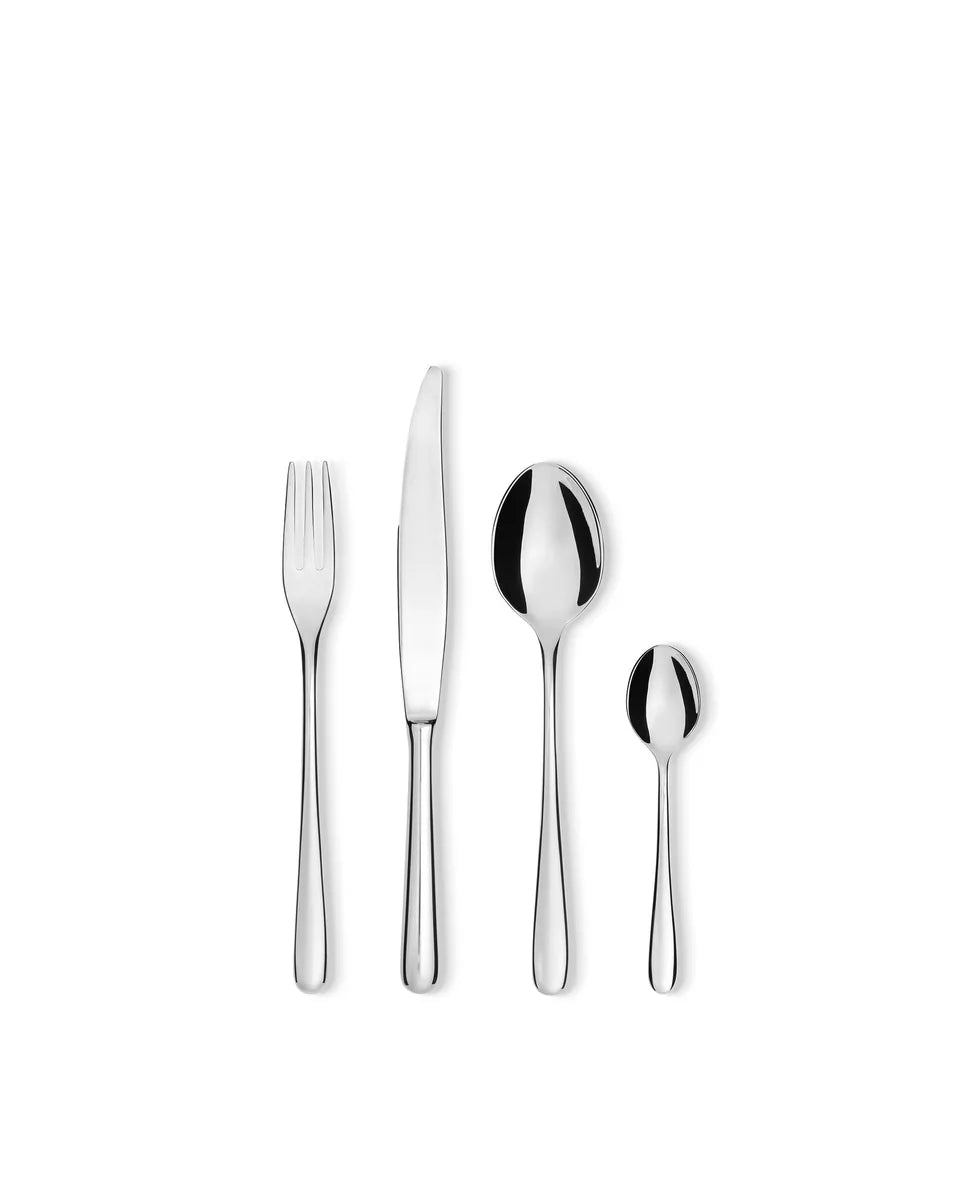 Alessi — Caccia LCD01S24M | Servizio 24 pezzi posate in acciaio 18/10 — design italiano Alessi