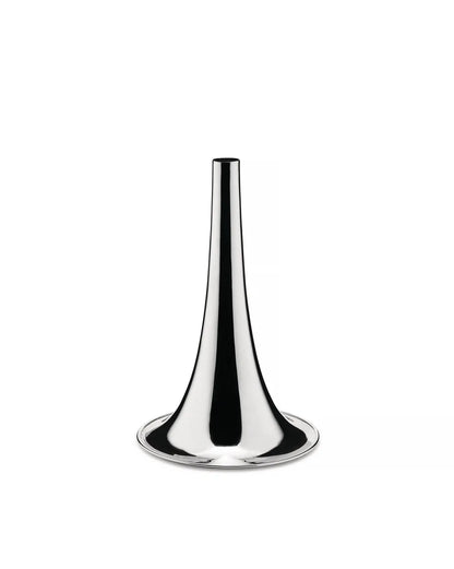 Alessi — Trumpet ITM04 ITM04 AG | Vaso in ottone argentato tornito — design italiano Alessi