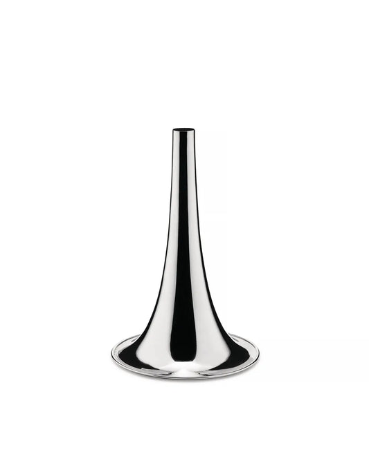 Alessi — Trumpet ITM04 ITM04 AG | Vaso in ottone argentato tornito — design italiano Alessi