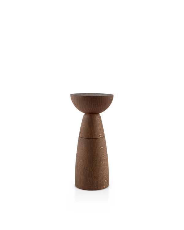 Alessi — Oaxaca MDL23 | Set condimenti in legno di faggio bruno — Alessi