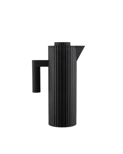 Alessi — Plissé MDL12 B | Caraffa termoisolante nera De Lucchi — design italiano Alessi