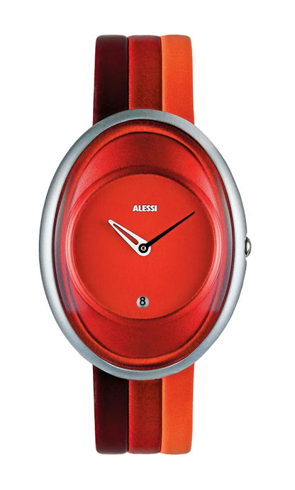 Alessi — Millennium AL19001 | Orologio da polso rosso Miriam Mirri — design italiano Alessi