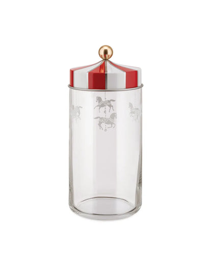 Alessi — Circus MW30/150 | Barattolo in vetro serigrafato Wanders — design italiano Alessi