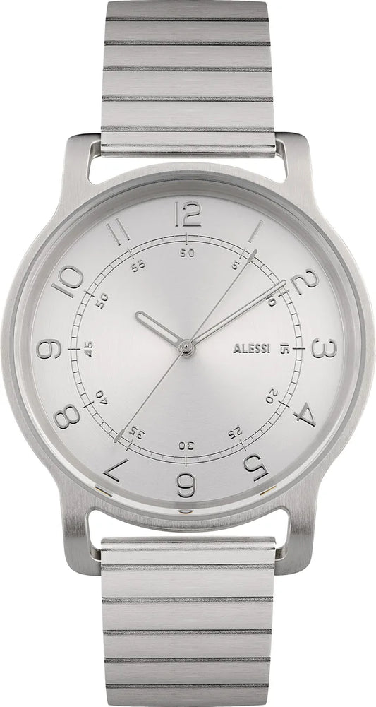 Alessi — AL28000 | Orologio da polso in acciaio 18/10 — design italiano Alessi