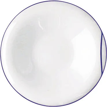 Alessi — Hikuri GV19/88 | Sottotazza caffè in porcellana con decoro bl — design italiano Alessi