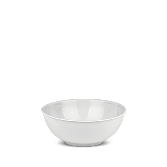 Alessi — PlateBowlCup AJM28/3821 | Insalatiera in porcellana bianca Ja — design italiano Alessi