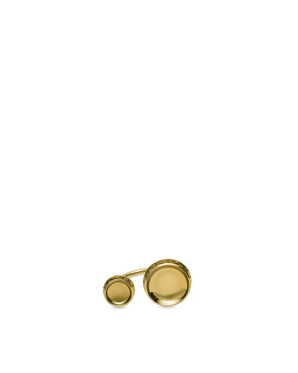 Alessi — Acta ESA03 ESA03 1M | Anello in acciaio PVD oro Salmistraro — Alessi