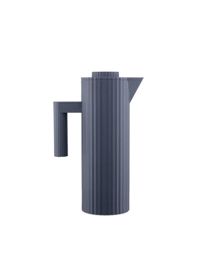 Alessi — Plissé MDL12 G | Caraffa termoisolante De Lucchi grigio — design italiano Alessi