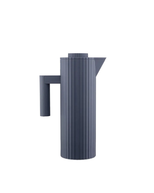 Alessi — Plissé MDL12 G | Caraffa termoisolante De Lucchi grigio — Alessi