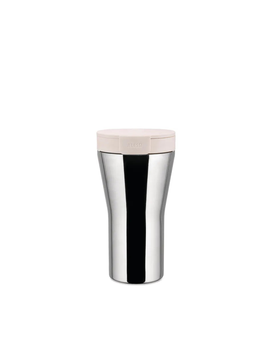 Alessi — Caffa GIA24 W | Travel mug termico bianco Iacchetti — design italiano Alessi