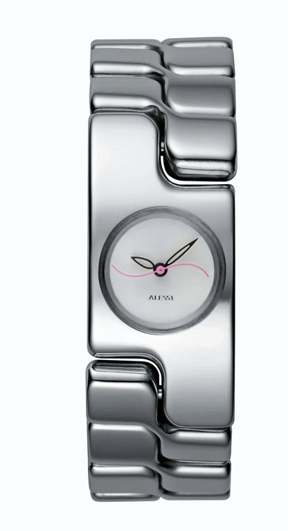 Alessi — Mariposa AL15000 | Orologio da polso acciaio lucido — design italiano Alessi