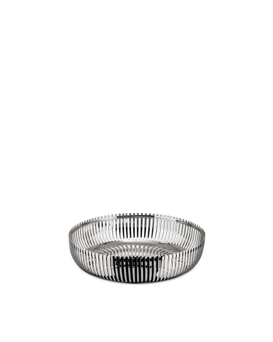 Alessi — PCH02/20 | Cestino tondo in acciaio inox Charpin — design italiano Alessi