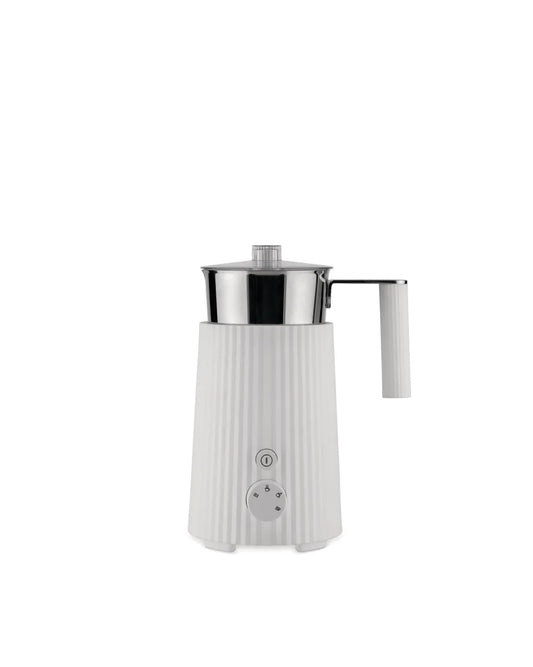 Alessi — Plissé MDL13W MDL13W/USA | Cappuccinatore ad induzione bianco — design italiano Alessi