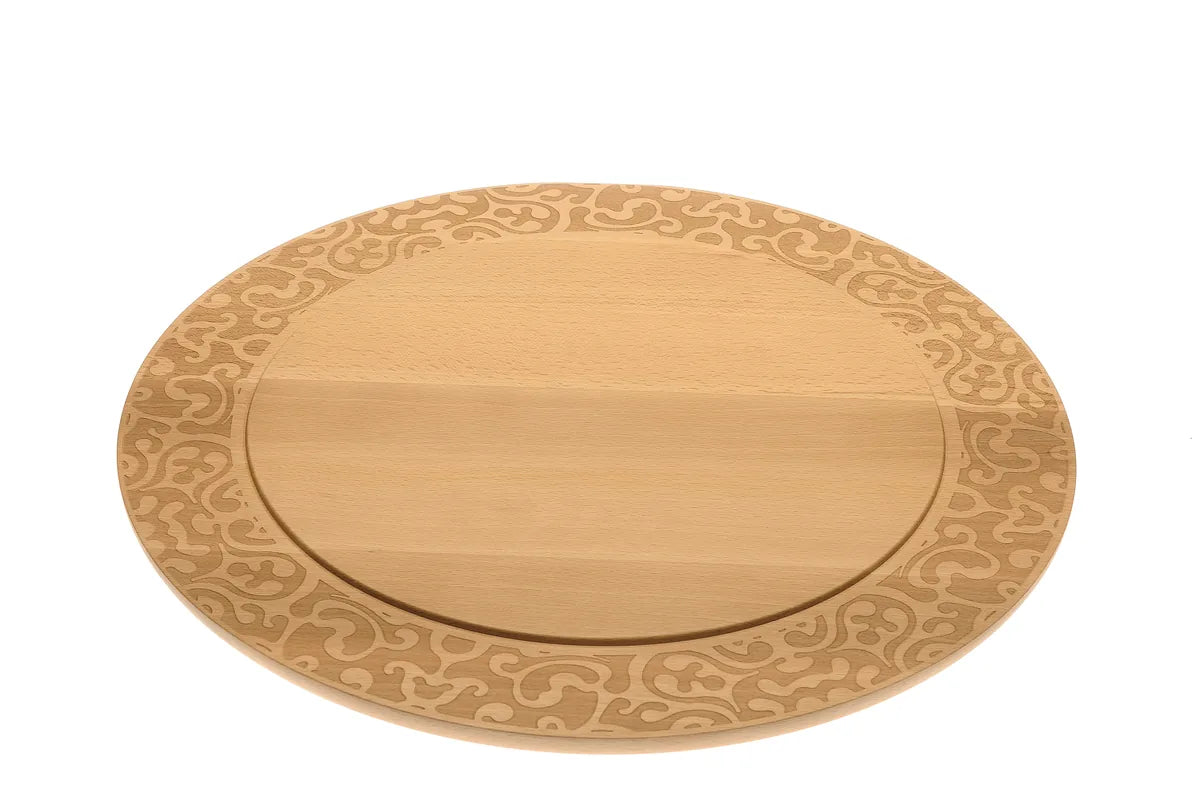 Alessi — Dressed in Wood MW23 | Piatto formaggi in faggio Wanders — design italiano Alessi