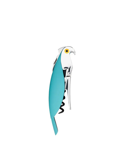 Alessi — Parrot AAM32 AAM32 AZ | Cavatappi sommelier Mendini azzurro — design italiano Alessi