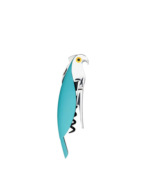 Alessi — Parrot AAM32 AAM32 AZ | Cavatappi sommelier Mendini azzurro — design italiano Alessi
