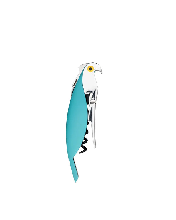 Alessi — Parrot AAM32 AAM32 AZ | Cavatappi sommelier Mendini azzurro — Alessi