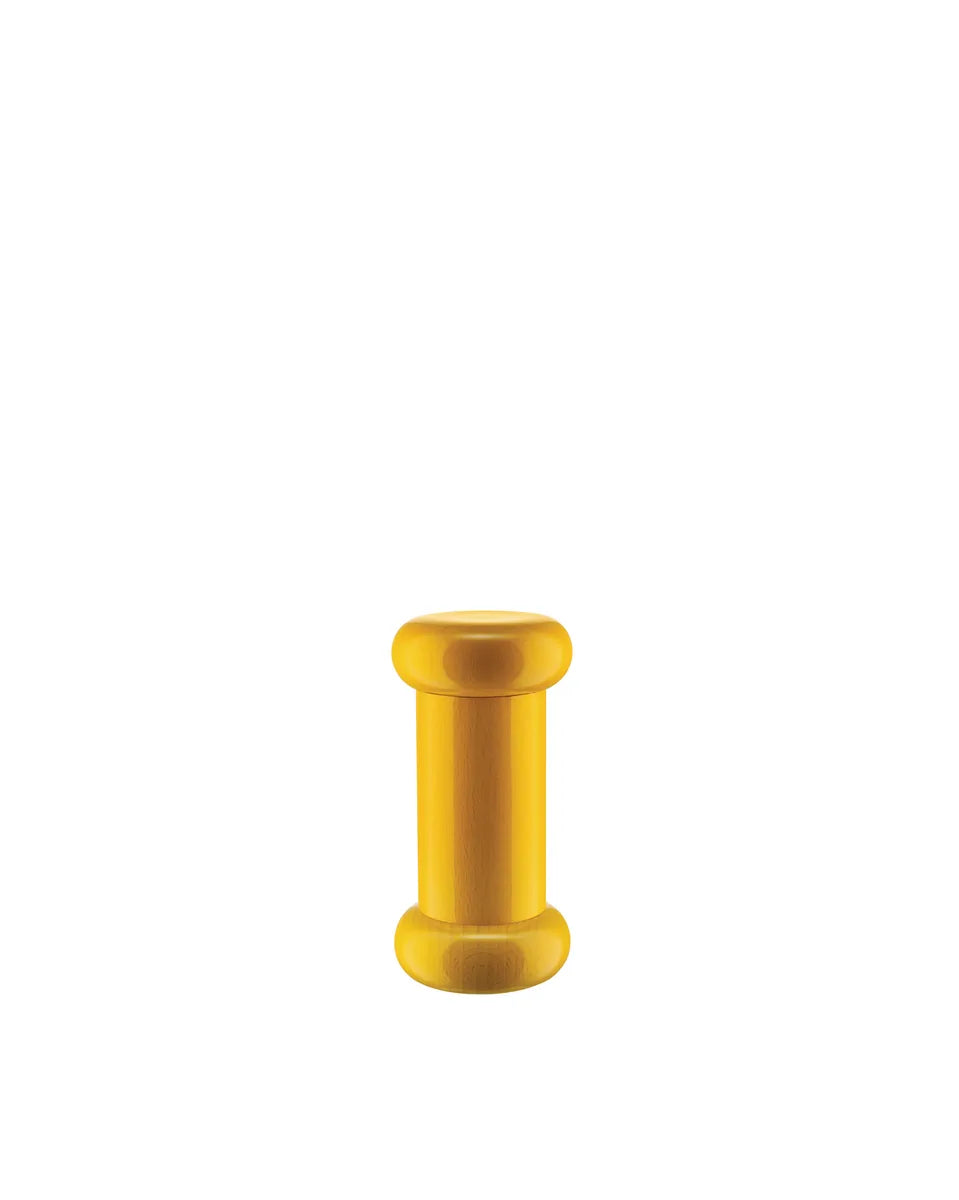 Alessi — ES19 1 | Macinasale in legno di faggio giallo Sottsass — design italiano Alessi