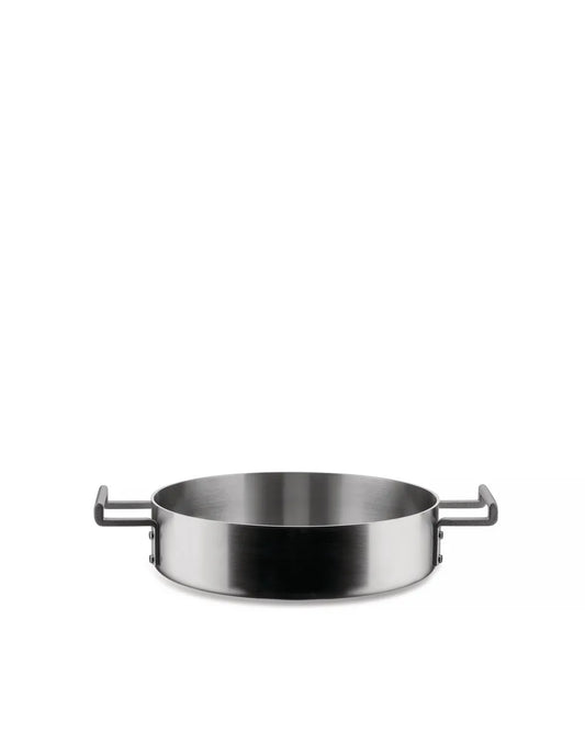 Alessi — Convivio DC102/24 | Casseruola bassa in trilamina Chipperfiel — design italiano Alessi