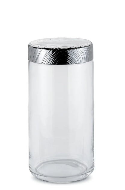 Alessi — Veneer PU05/150 | Barattolo ermetico vetro e acciaio — design italiano Alessi