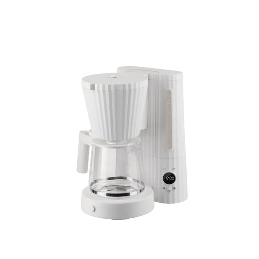 Alessi — Plissé MDL14W MDL14W/US | Caffettiera Filtro De Lucchi Bianco — design italiano Alessi