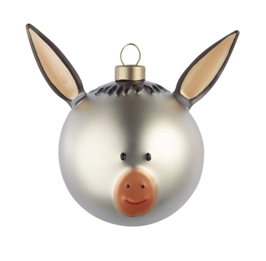 Alessi — AMJ13 5 | Asinello, sfera natalizia in vetro soffiato — design italiano Alessi