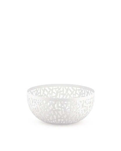Alessi — CACTUS! MSA04/21 MSA04/21 W | Fruttiera traforata Super White — design italiano Alessi