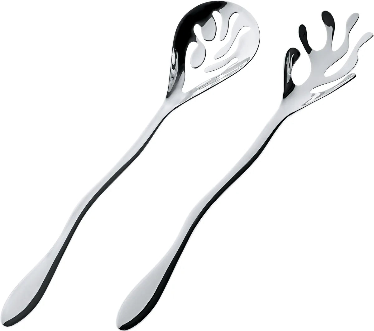 Alessi — Mediterraneo ESI16SET | Posate da insalata acciaio lucido — design italiano Alessi