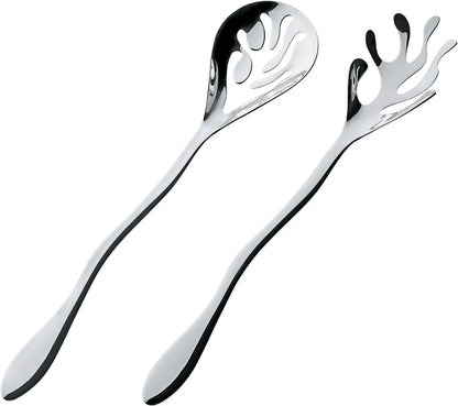 Alessi — Mediterraneo ESI16SET | Posate da insalata acciaio lucido — design italiano Alessi