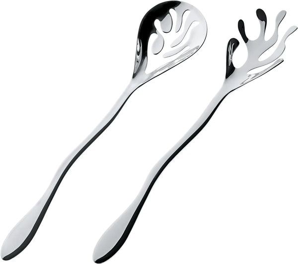 Alessi — Mediterraneo ESI16SET | Posate da insalata acciaio lucido — Alessi