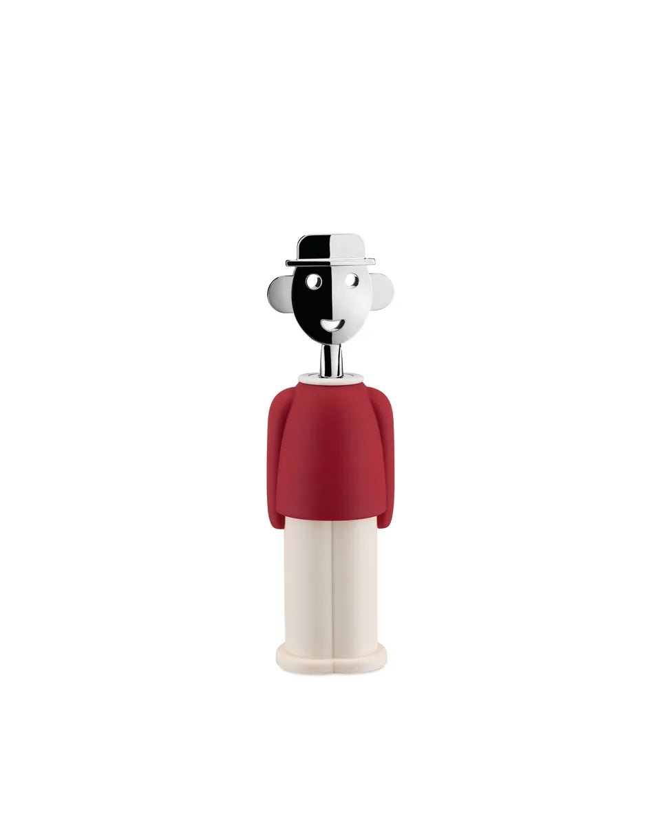 Alessi — AAM23 R | Cavatappi Alessandro M. rosso Mendini — design italiano Alessi