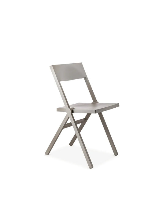 Alessi — Piana ASPN7032 | Sedia pieghevole Chipperfield in PP grigio — design italiano Alessi
