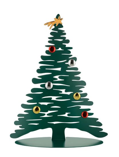 Alessi — Bark for Christmas BM06 GR | Albero di Natale in acciaio verd — design italiano Alessi