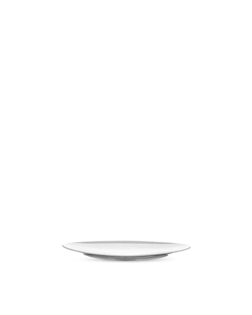 Alessi — Colombina FM10/5 | Piatto dessert in porcellana bianca — design italiano Alessi