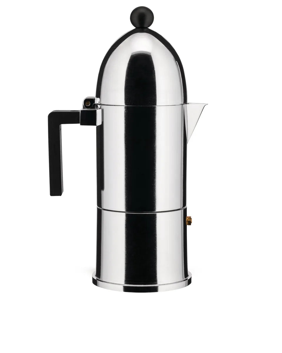 Alessi — La Cupola A9095/6 B | Caffettiera espresso Aldo Rossi 6 tazze — design italiano Alessi
