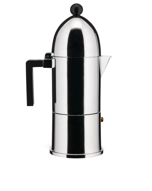 Alessi — La Cupola A9095/6 B | Caffettiera espresso Aldo Rossi 6 tazze — design italiano Alessi