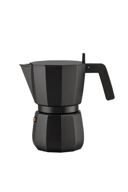 Alessi — DC06/6 B | Moka Espresso Chipperfield Nera 6 Tazze — design italiano Alessi