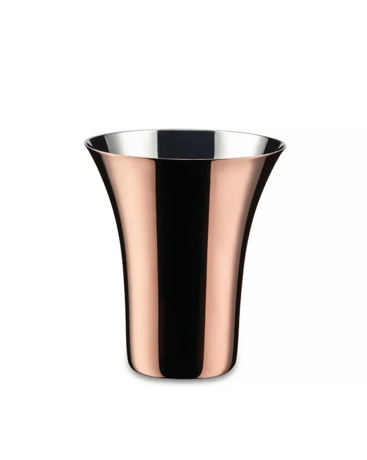 Alessi — Kuru Kuru ITM13 CU | Bicchiere in acciaio inox rivestito rame — design italiano Alessi