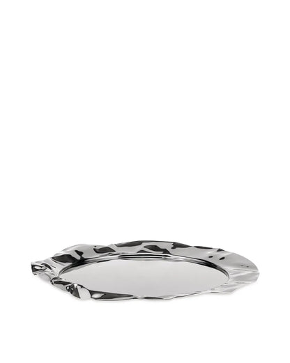 Alessi — Foix 90039 | Vassoio rotondo in acciaio inox — design italiano Alessi