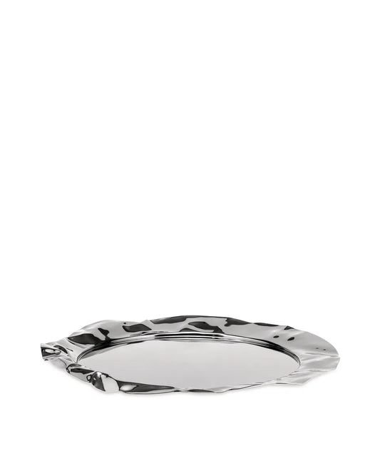 Alessi — Foix 90039 | Vassoio rotondo in acciaio inox — design italiano Alessi