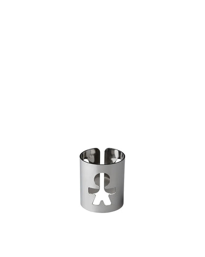 Alessi — Girotondo AKK84S2 W | Set portatovaglioli bianchi King-Kong — design italiano Alessi