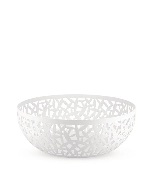 Alessi — CACTUS! MSA04/29 W | Fruttiera traforata in bianco Super Whit — design italiano Alessi