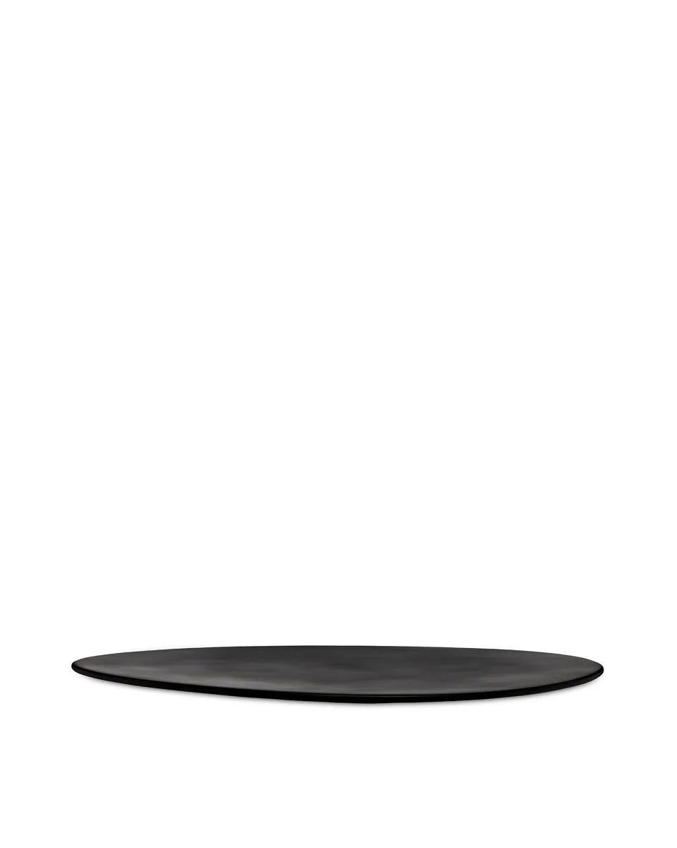 Alessi — Colombina FM10/10 B | Sottopiatto in melammina nera — design italiano Alessi