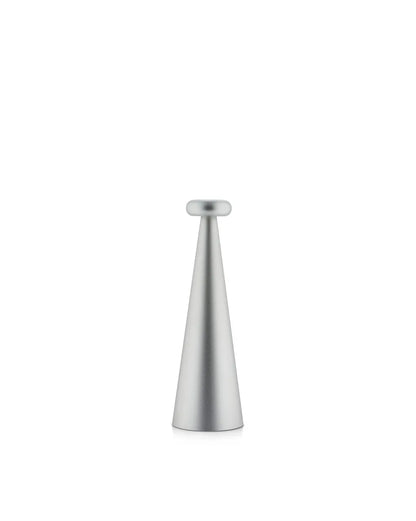 Alessi — Bedin AST02 G | Lampada da tavolo in alluminio grigio — design italiano Alessi