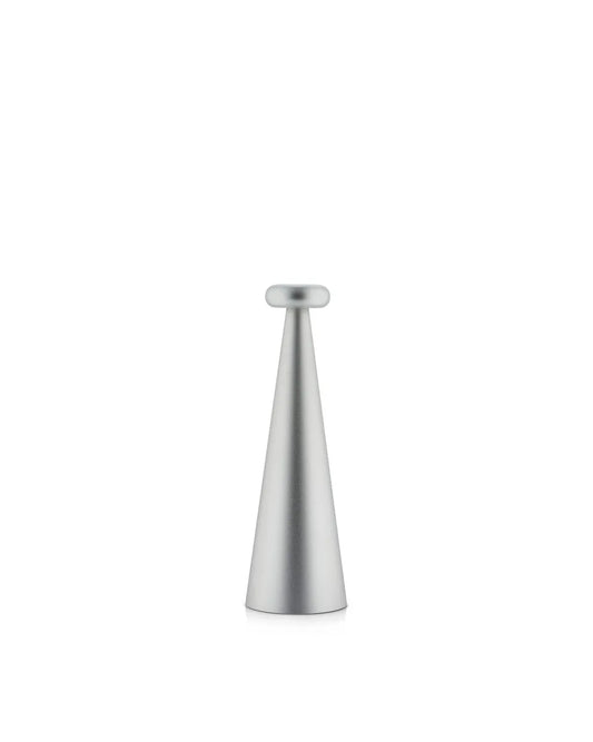 Alessi — Bedin AST02 G | Lampada da tavolo in alluminio grigio — design italiano Alessi