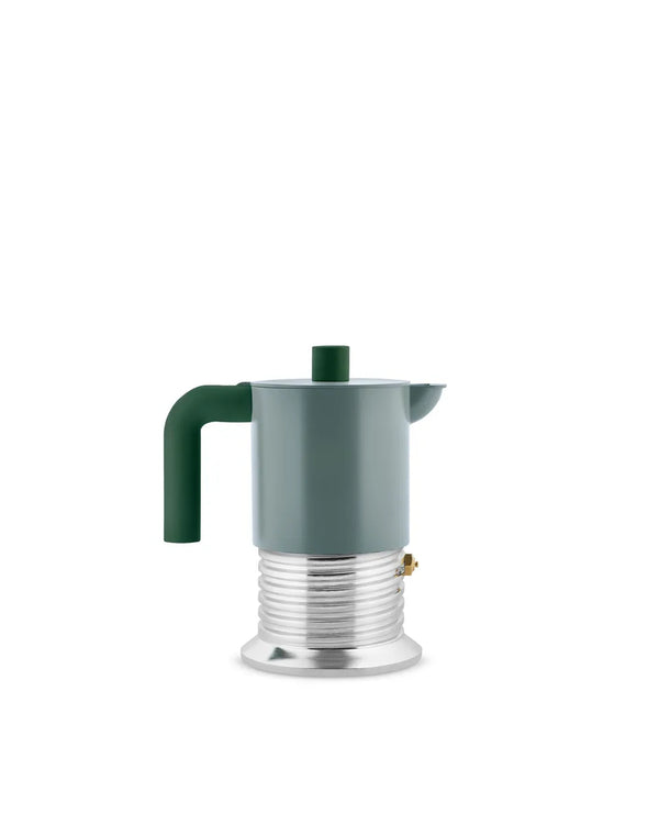 Alessi — Vite PM01/3 PM01/3 GR | Caffettiera espresso Sage Green Malou — Alessi